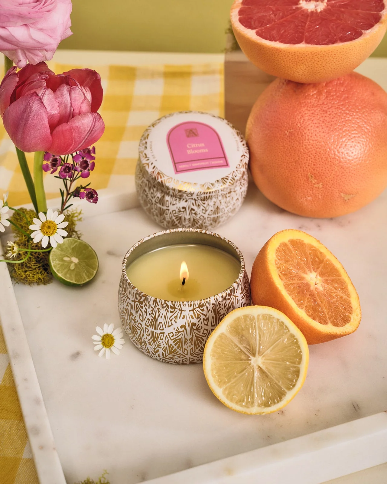 Citrus Blooms - Printed Travel Tin - Image 3